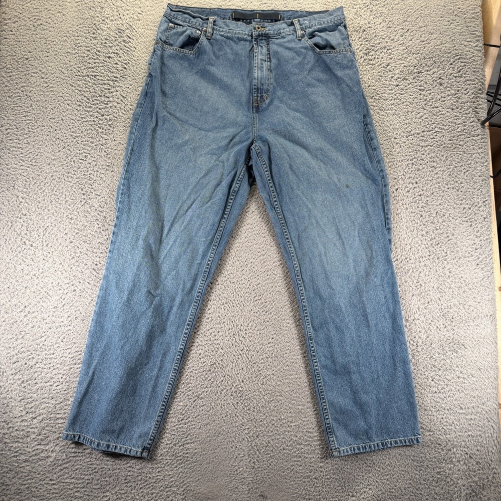 Vintage Nautica NS03 J-Class Jeans Mens 38x32 Blue Denim Straight Relaxed Baggy